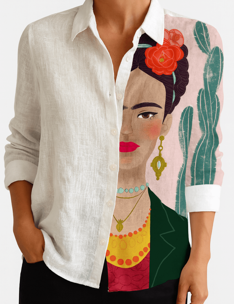 Sophia | Elegante Camicia Floreale 0