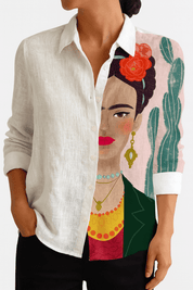 Sophia | Elegante Camicia Floreale 0