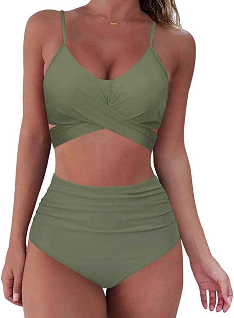 Sophie | Colorato Bikini Vita Alta da Donna Estivo Elegante 10