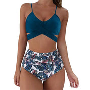 Sophie | Colorato Bikini Vita Alta da Donna Estivo Elegante 11