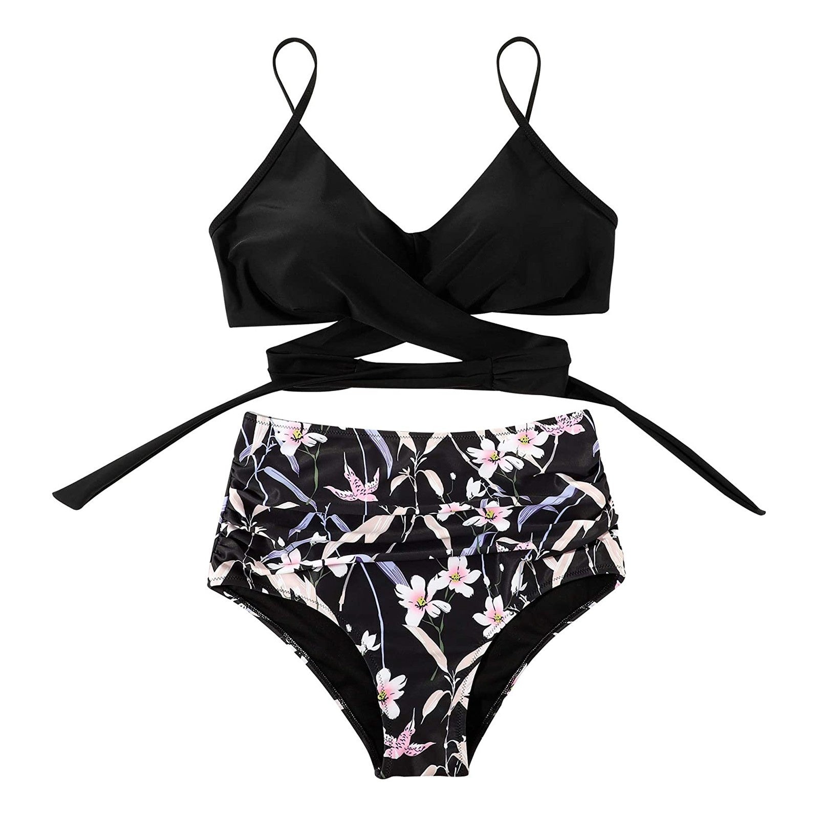 Sophie | Colorato Bikini Vita Alta da Donna Estivo Elegante 6