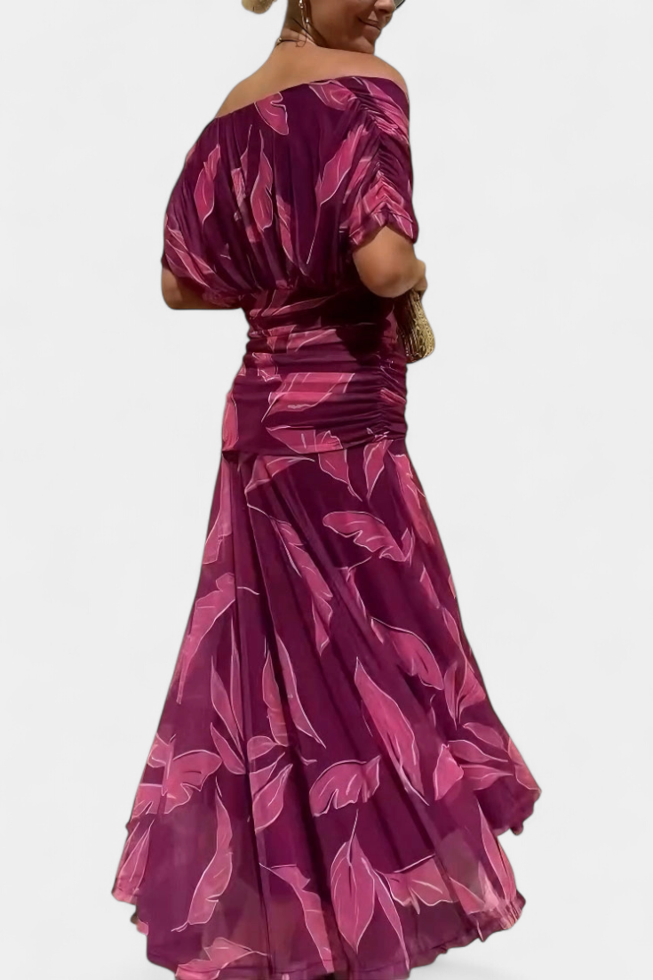 Sophie | Elegante Abito Cerimonia con Maniche Trasparenti per Donna 4