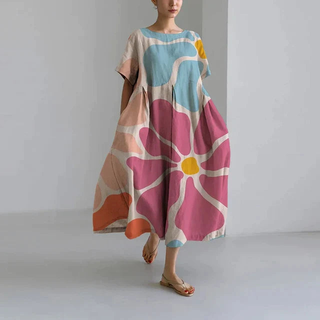 Sophie | Elegante Abito Estivo Floreale per Donna 0