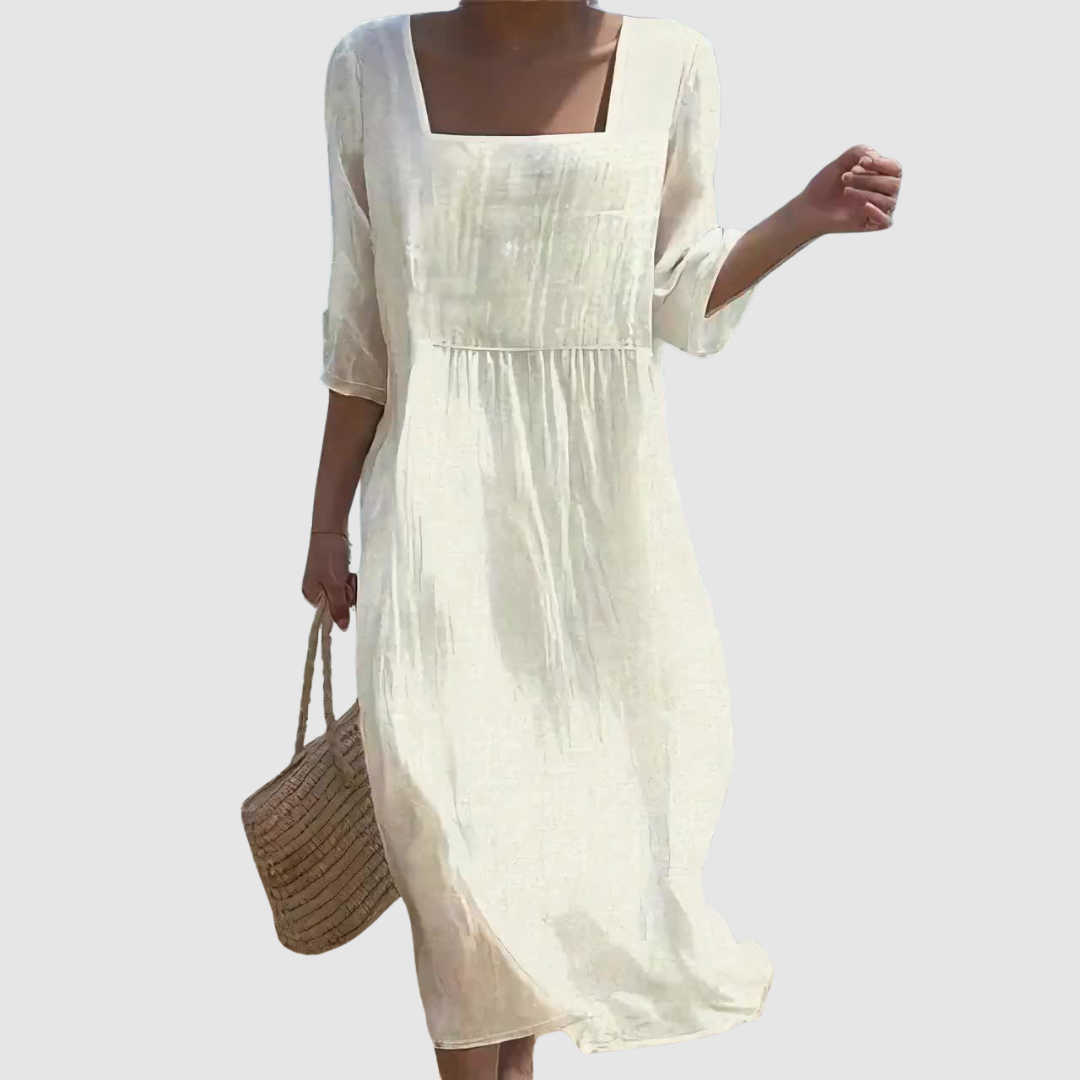 Sophie | Elegante Abito Estivo in Lino per Donna 0