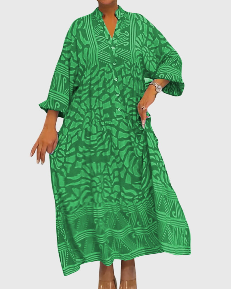 Sophie | Elegante Abito Lungo Estivo con Stampa Chic per Donna 4