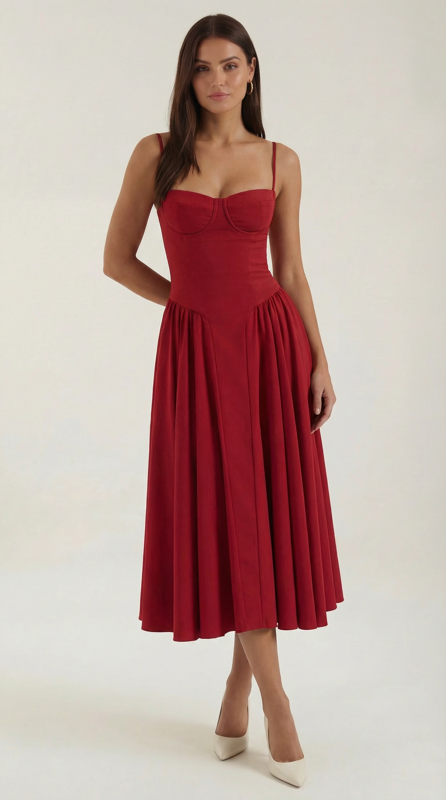 Sophie | Elegante Abito Midi a Corsetto 11