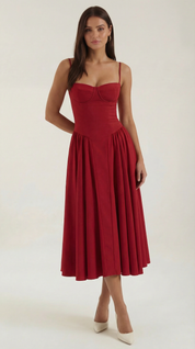 Sophie | Elegante Abito Midi a Corsetto 11