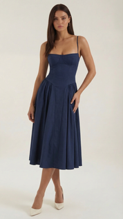 Sophie | Elegante Abito Midi a Corsetto 9