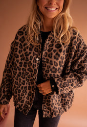 Sophie | Elegante Bomber Leopardato Da Donna 0