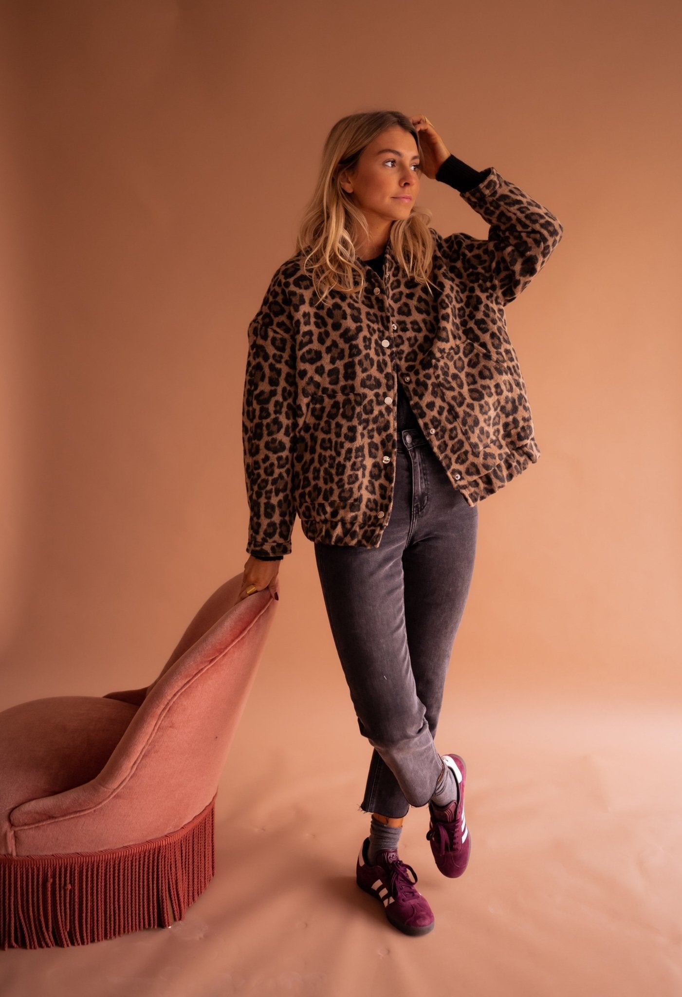 Sophie | Elegante Bomber Leopardato Da Donna 3