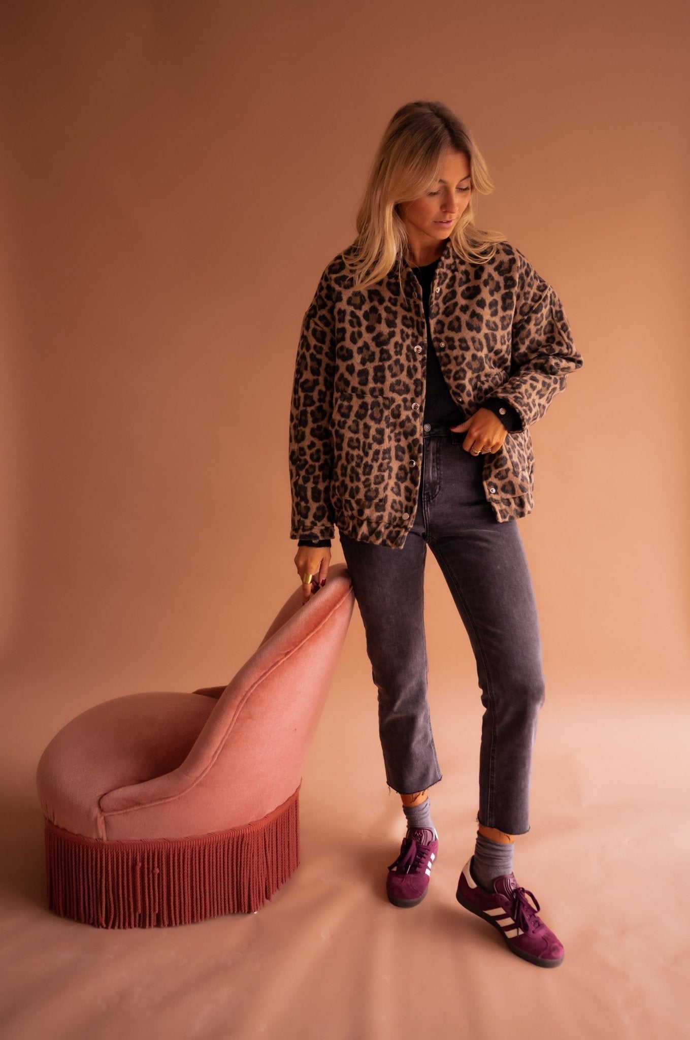 Sophie | Elegante Bomber Leopardato Da Donna 4