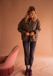 Sophie | Elegante Bomber Leopardato Da Donna 8