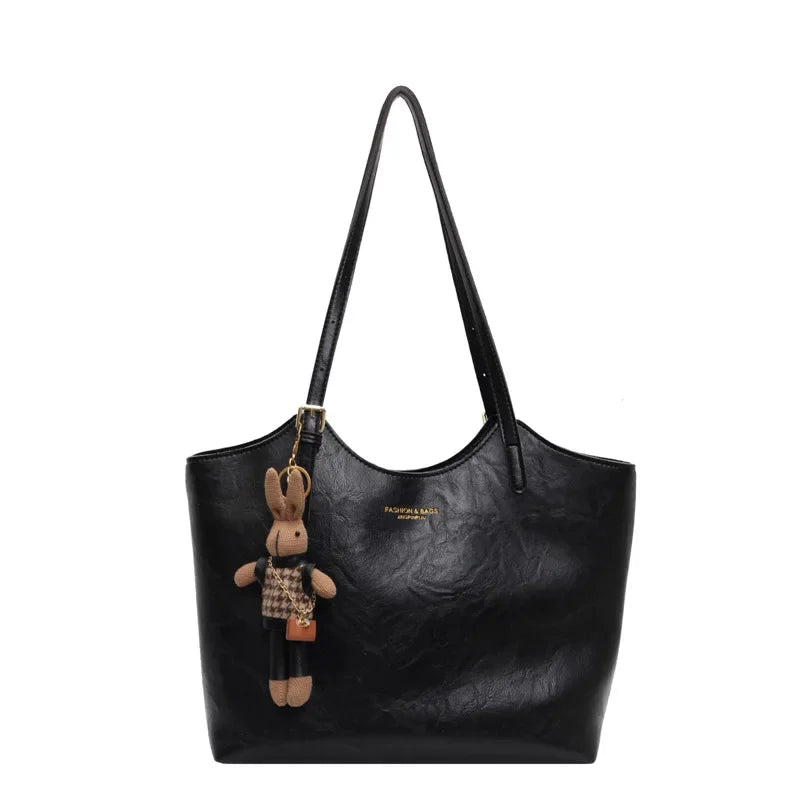 Sophie | Elegante Grande Borsa Shopping Rossa in Pelle Vegana 3