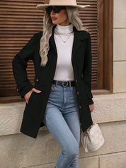 Sophie | Elegante Trench Lungo Donna in Misto Lana Autunnale 6