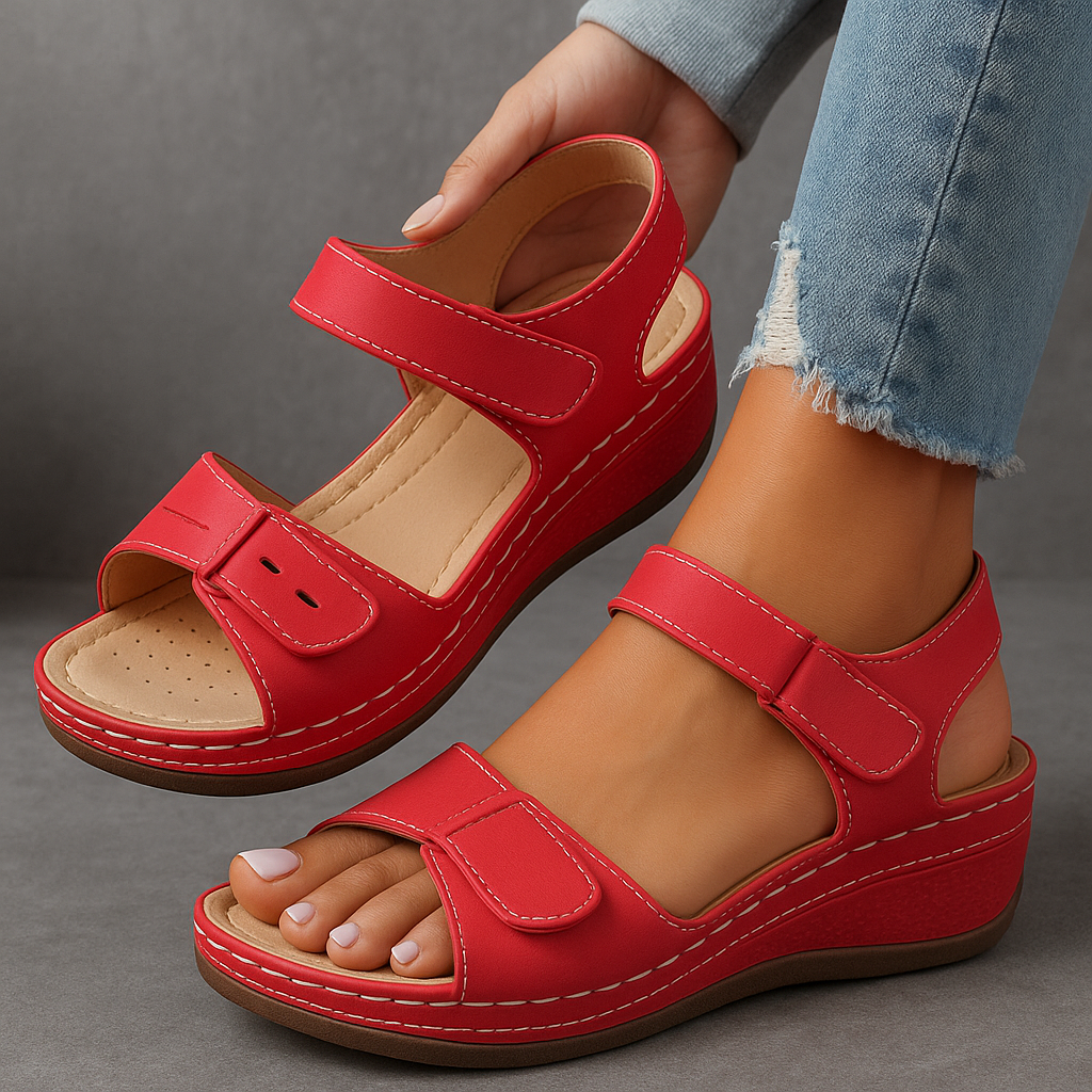 Sophie | Eleganti Sandali Bassi Donna Comodi e Ortopedici 7