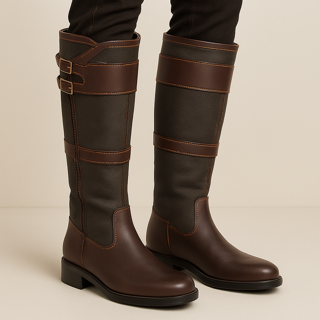 Sophie | Eleganti Stivali Donna con Gore-Tex e Fibbie per Autunno Inverno 3