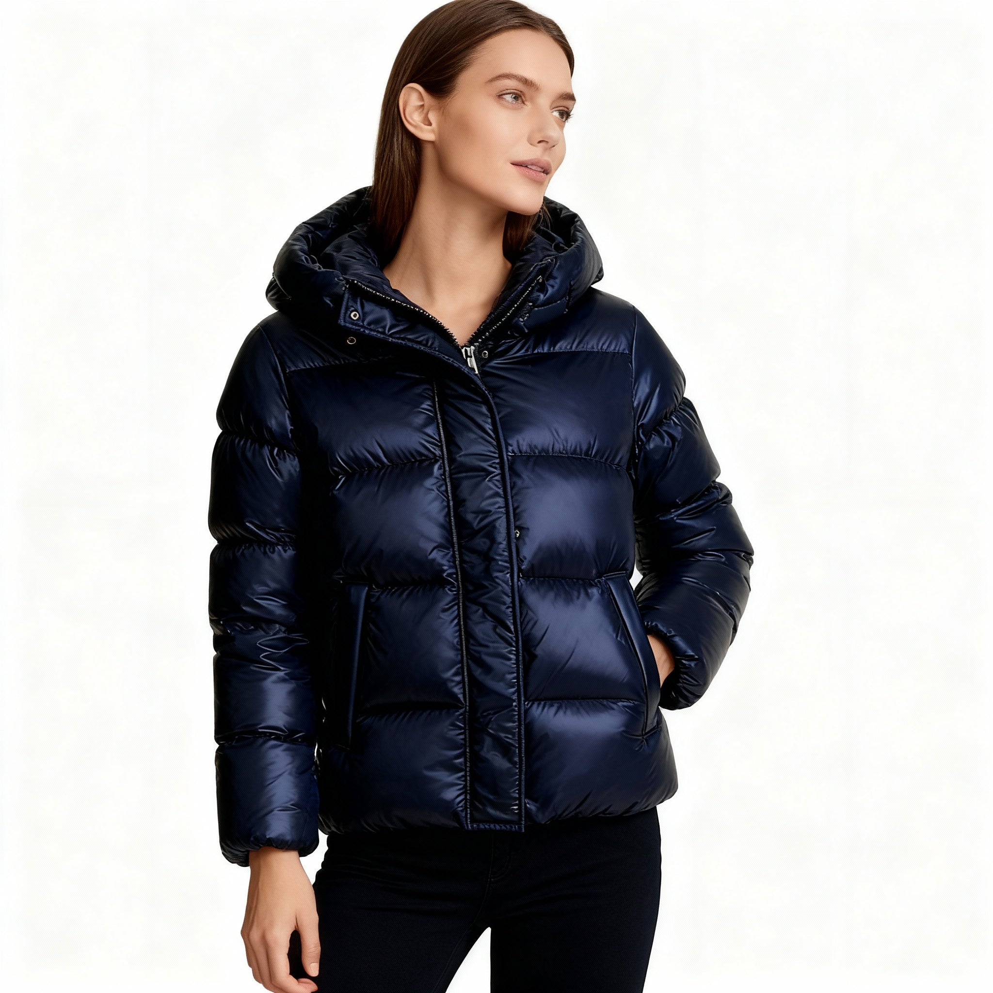 Sophie | Giacca Invernale Donna Trapuntata con Cappuccio e Tasche 0