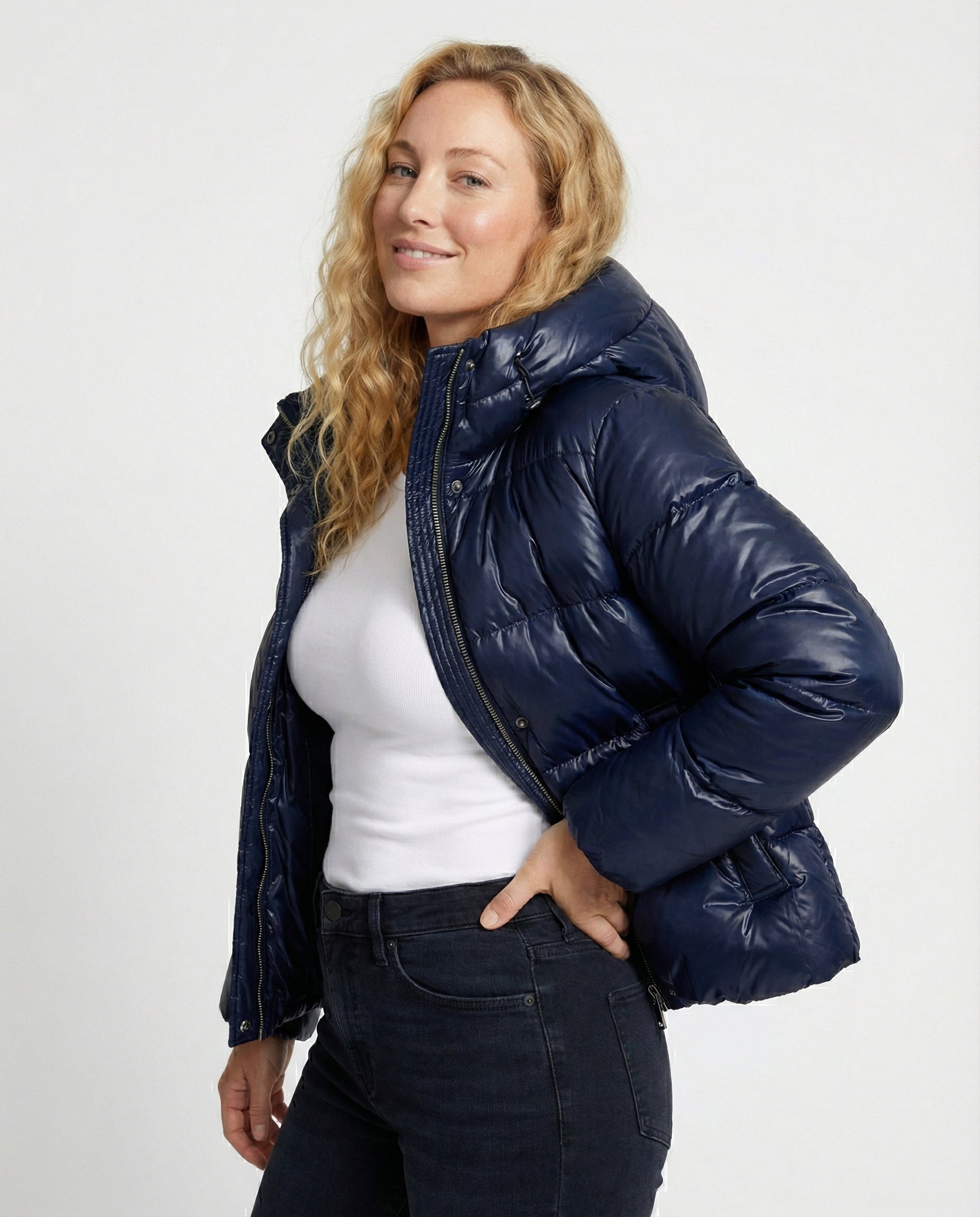 Sophie | Giacca Invernale Donna Trapuntata con Cappuccio e Tasche 3