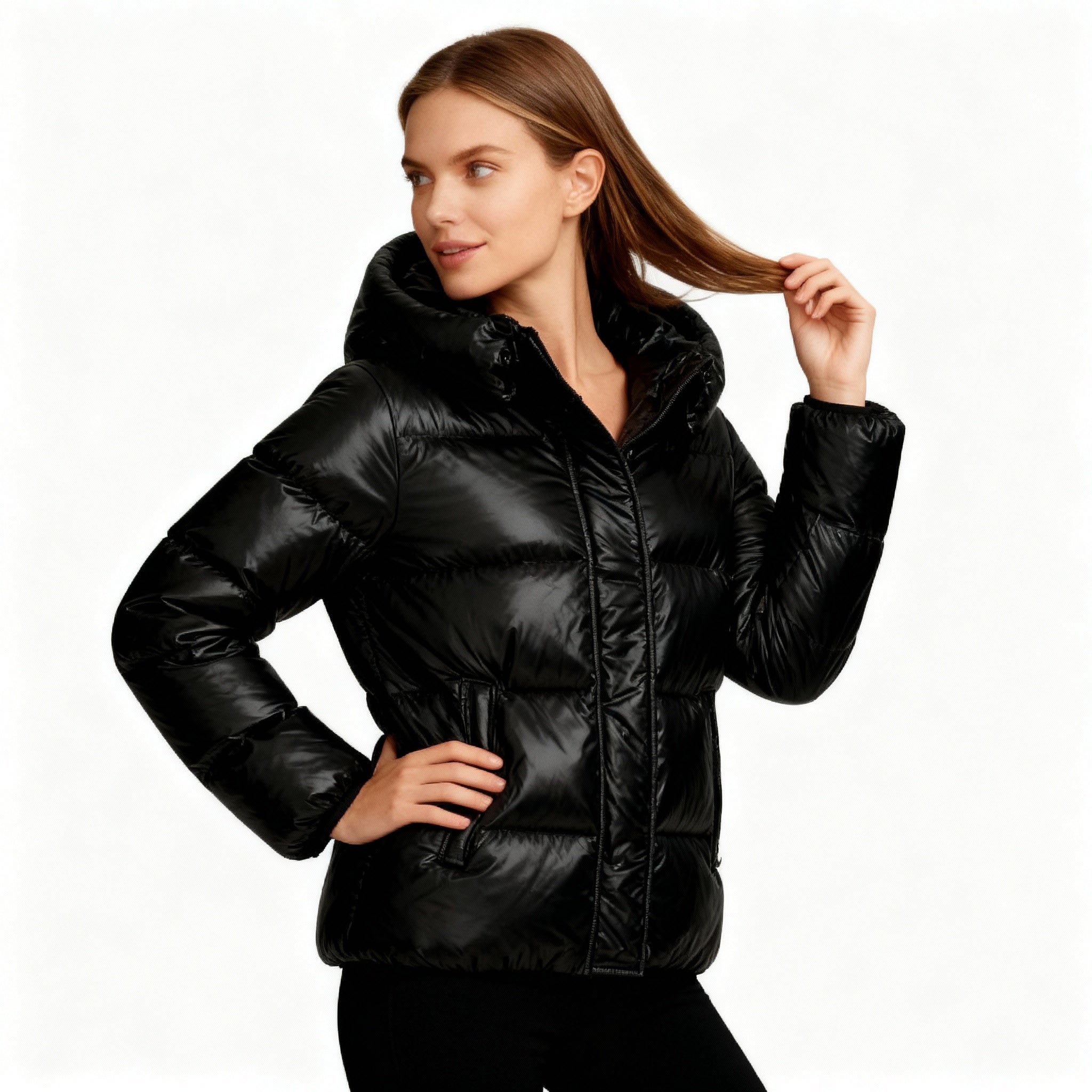 Sophie | Giacca Invernale Donna Trapuntata con Cappuccio e Tasche 7