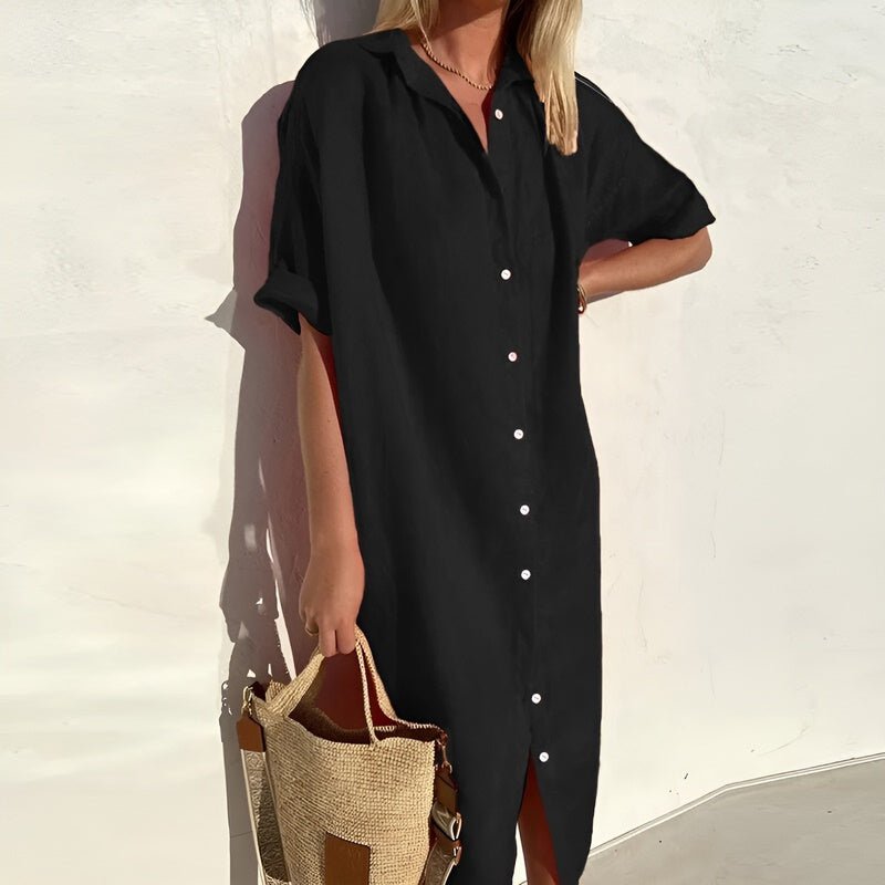 Sophie | Leggero Abito Estivo Chemisier in Cotone per Donna 2