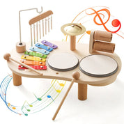 Stazione Musicale Montessori | Strumenti in Legno Colorati per Bambini con Design Sicuro e Divertimento Educativo per Sviluppo Creativo 1
