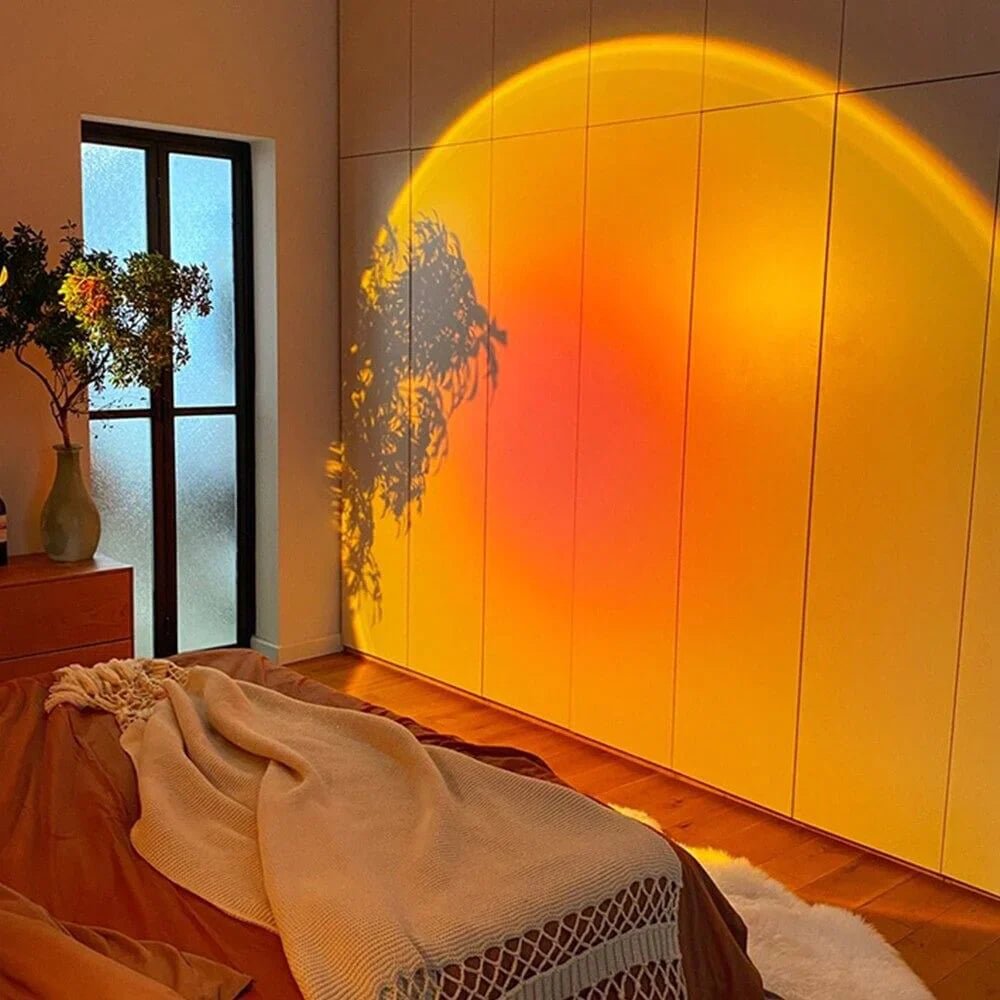 SunsetGlow | Elegante Lampada da Tavolo LED per Atmosfera Rilassante 0