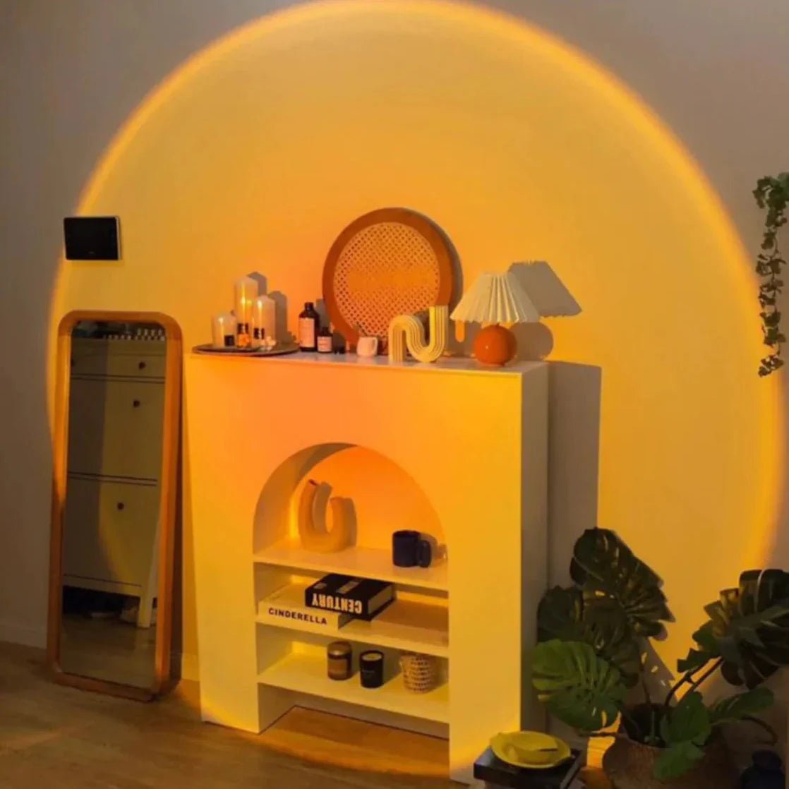 SunsetGlow | Elegante Lampada da Tavolo LED per Atmosfera Rilassante 1