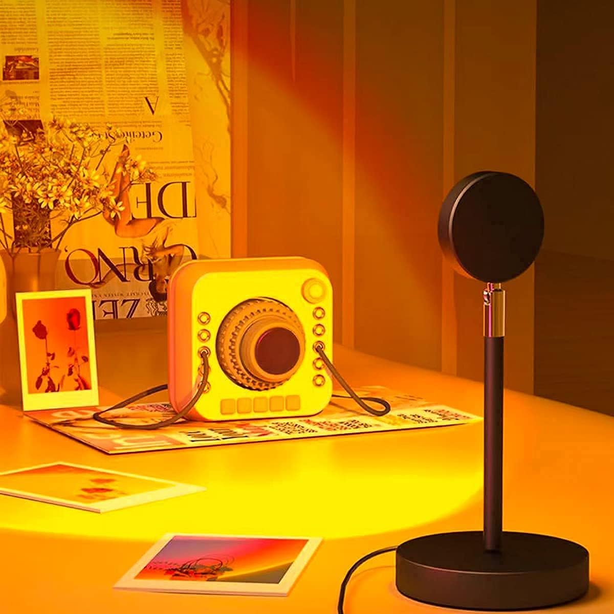 SunsetGlow | Elegante Lampada da Tavolo LED per Atmosfera Rilassante 3