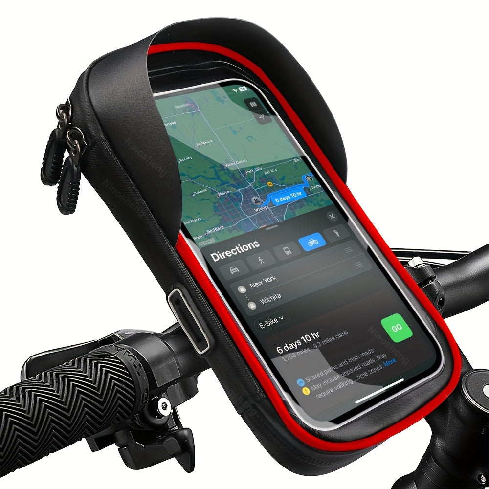 Supporto per Telefono Moto | Porta Cellulare Impermeabile con Rotazione 360° | Compatibile con Smartphone da 4,5 a 6,4 Pollici 0