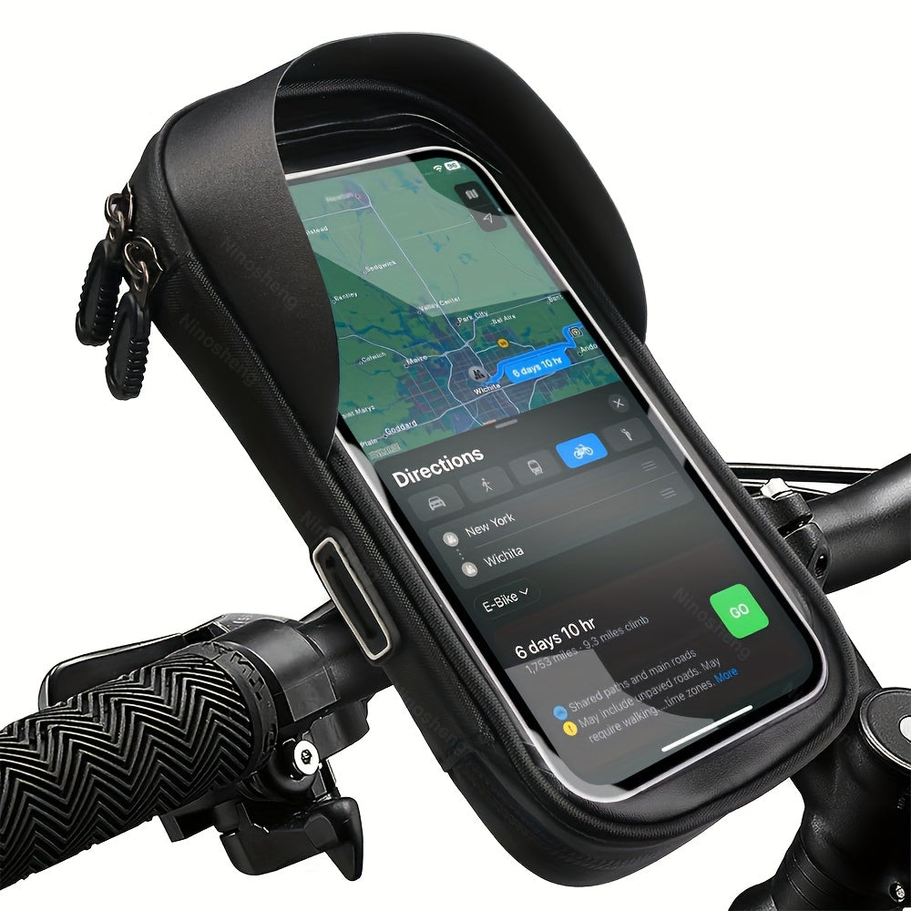 Supporto per Telefono Moto | Porta Cellulare Impermeabile con Rotazione 360° | Compatibile con Smartphone da 4,5 a 6,4 Pollici 1