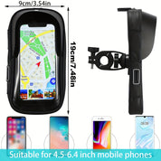 Supporto per Telefono Moto | Porta Cellulare Impermeabile con Rotazione 360° | Compatibile con Smartphone da 4,5 a 6,4 Pollici 4