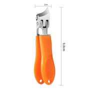Tagliaunghie Extra Largo in Acciaio Inossidabile con Protezione Antispruzzo | Ergonomico per Unghie Spesse e Dure 6