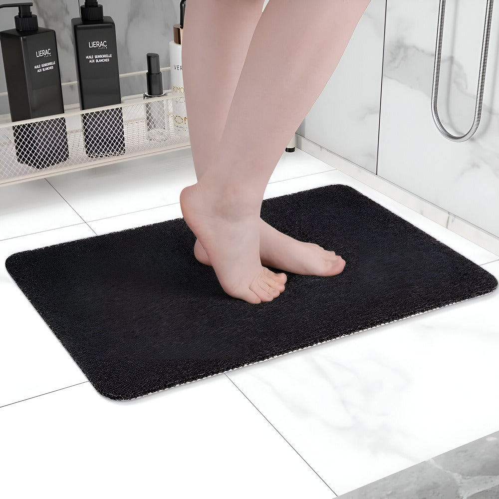 Tappetino da Doccia Antiscivolo con Drenaggio Rapido | Design Arrotolato per Comfort e Sicurezza 1