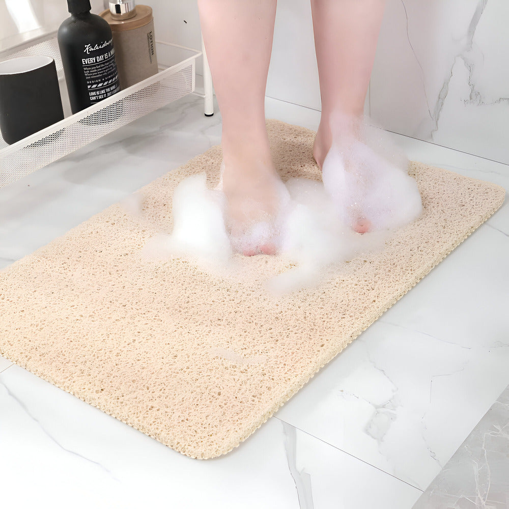 Tappetino da Doccia Antiscivolo con Drenaggio Rapido | Design Arrotolato per Comfort e Sicurezza 3