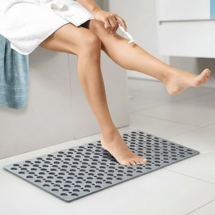 Tappetino da Doccia Antiscivolo di Lusso | Superficie Idrorepellente con Ventose Potenti per Massima Sicurezza 2