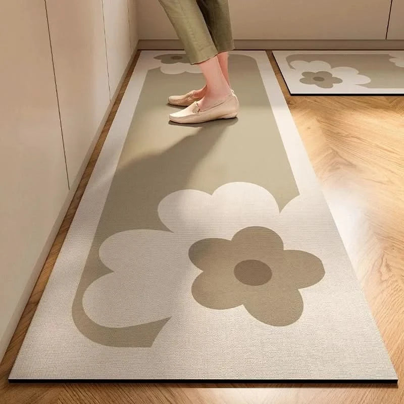 Tappeto Antiscivolo Cucina Minimalista con Design Sottile | Comfort e Sicurezza per la Tua Cucina 1