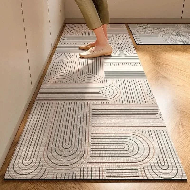 Tappeto Antiscivolo Cucina Minimalista con Design Sottile | Comfort e Sicurezza per la Tua Cucina 3