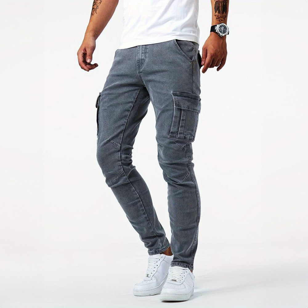 Massimo | Cargo Elastici Jeans