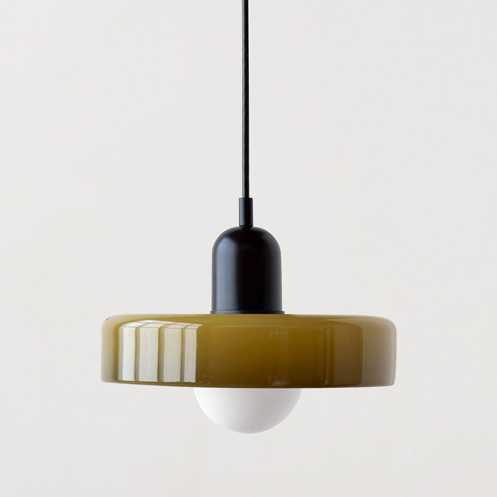 VetroColorato | Elegante Lampada a Sospensione Bauhaus Moderna 15