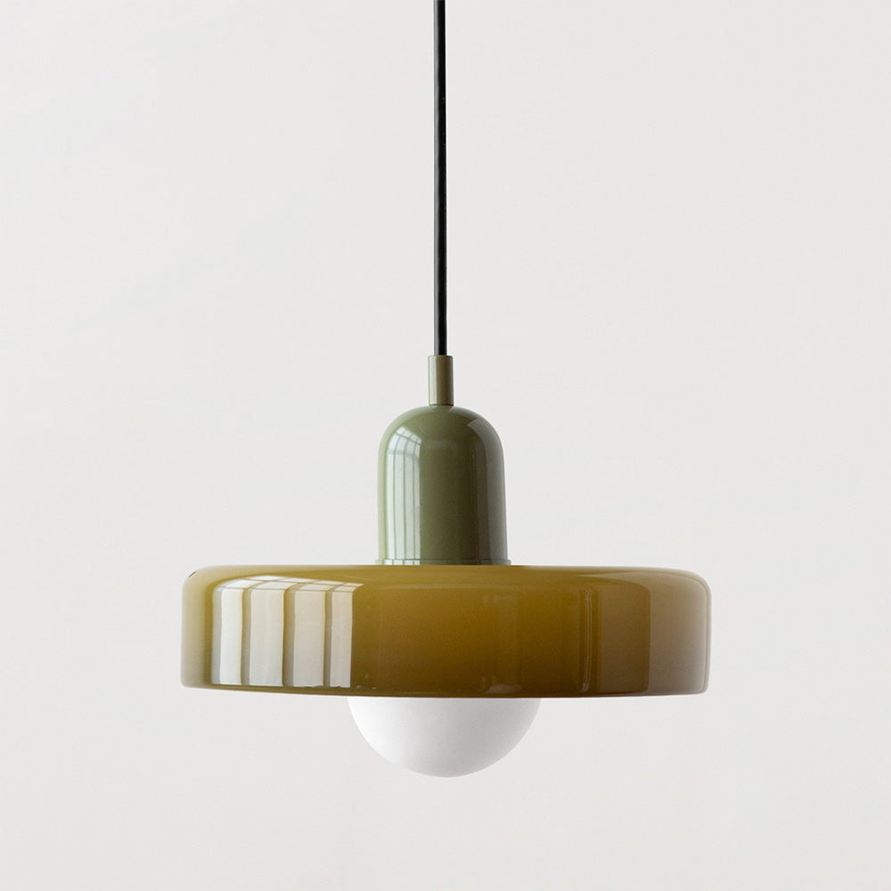 VetroColorato | Elegante Lampada a Sospensione Bauhaus Moderna 24