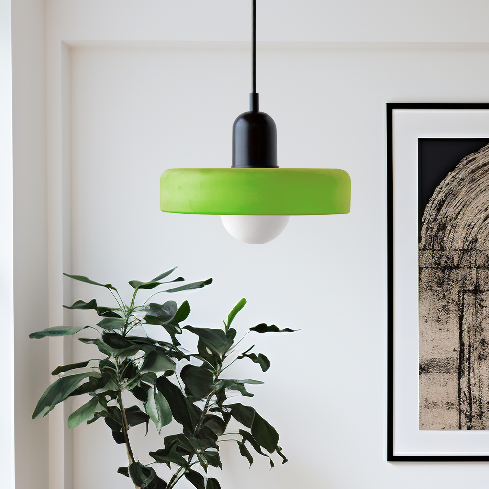 VetroColorato | Elegante Lampada a Sospensione Bauhaus Moderna 4
