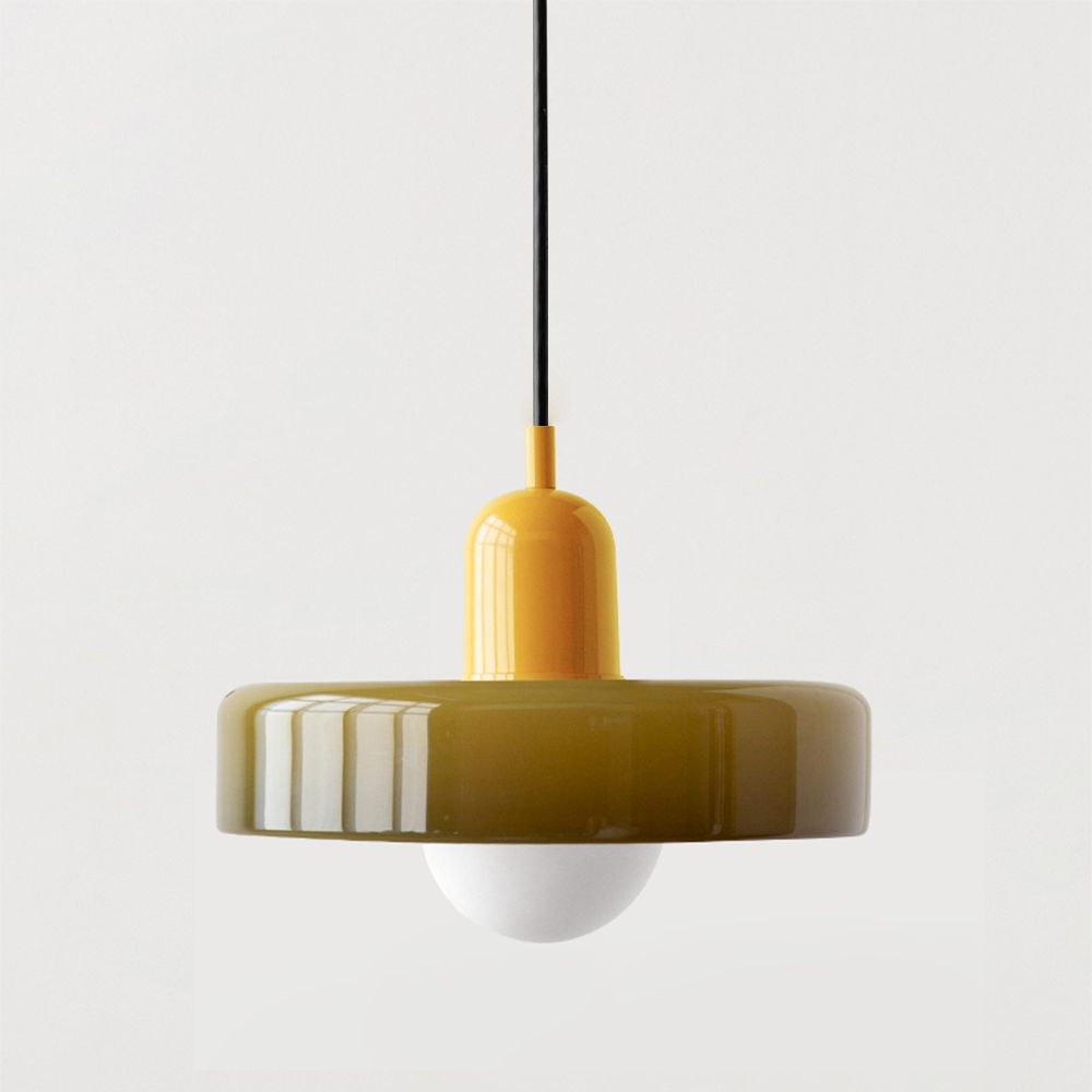 VetroColorato | Stylish Modern Bauhaus Pendant Lamp with Colorful Glass 19