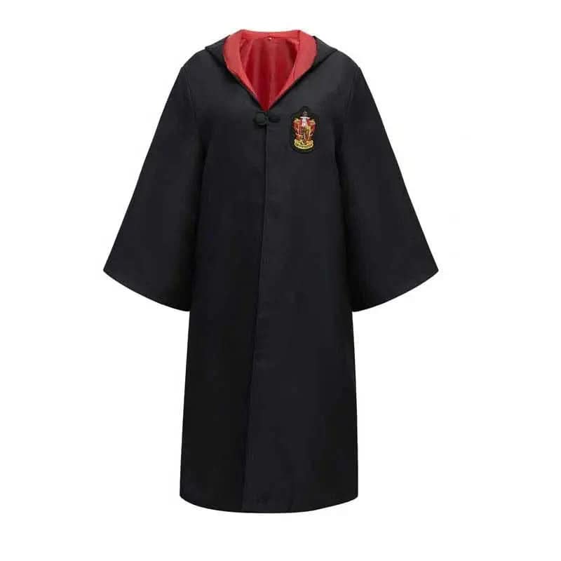 WizardCraft | Costume Completo da Mago di Hogwarts con Mantello e Bacchetta | Design Autentico per Magia e Divertimento 0