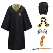 WizardCraft | Costume Completo da Mago di Hogwarts con Mantello e Bacchetta | Design Autentico per Magia e Divertimento 5