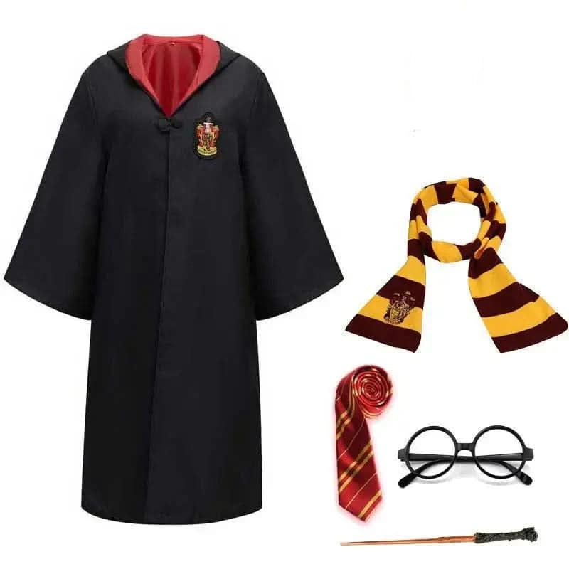 WizardCraft | Costume Completo da Mago di Hogwarts con Mantello e Bacchetta | Design Autentico per Magia e Divertimento 6