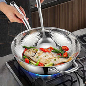Wok Induzione | Wok in Titanio con Superficie Antiaderente | Cottura Perfetta per Fritture Veloci 2