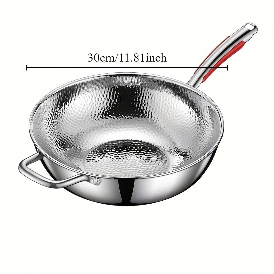 Wok Induzione | Wok in Titanio con Superficie Antiaderente | Cottura Perfetta per Fritture Veloci 6