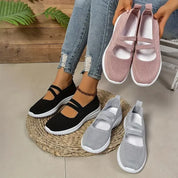 Dettaglio tomaia mesh traspirante scarpe donna Aria