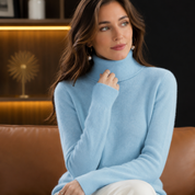 Aurelia Maglione Dolcevita Donna in Cashmere | Maglia Morbida e Calda