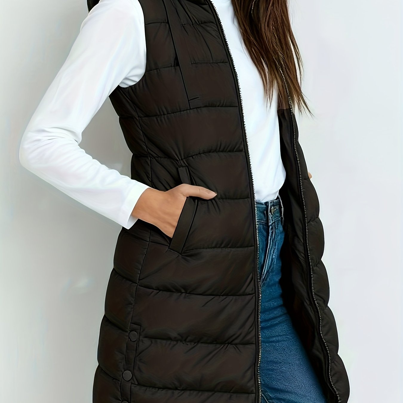 Federica | Leggera Elegante Giacca con Cappuccio Mezza Stagione